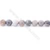 Frosted Picasso Jasper Beads Strand  Round  Diameter 10mm  hole 1mm  about 40 beads/strand 15~16"