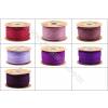 紫色線シリーズ　ナイロン（瓔珞糸、編み糸）　糸の幅約3mm　x23メートル/ロール