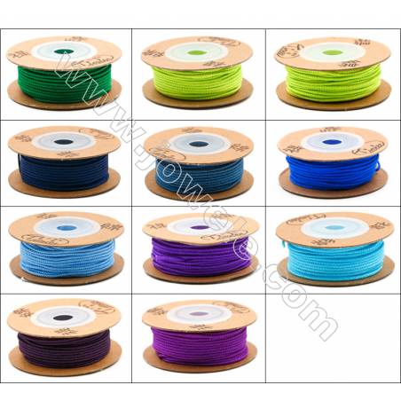 Multicolor Braided Wire Nylon Threads  842 Series  Wire Diameter 1mm 12.5 Meters / Coil