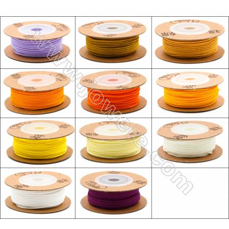Multicolor Braided Wire Nylon Threads  842 Series  Wire Diameter 1mm 12.5 Meters / Coil