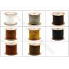 Braided Wire Nylon Threads  Brown 72 Series  Wire Diameter 0.8mm  82 Meters / Coil