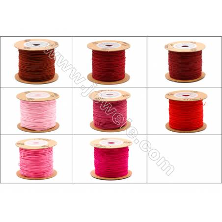Braided Wire Nylon Threads  Red 72 Series  Wire Diameter 0.8mm 82 Meters / Coil