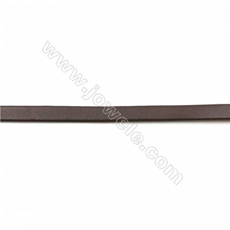 Многоцветный кожаный шнур, ширина 6 мм, 20 м/рулон