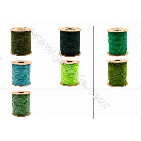 Braided Wire Nylon Threads  Green A Series  Wire Diameter 1mm 228 Meters / Coil