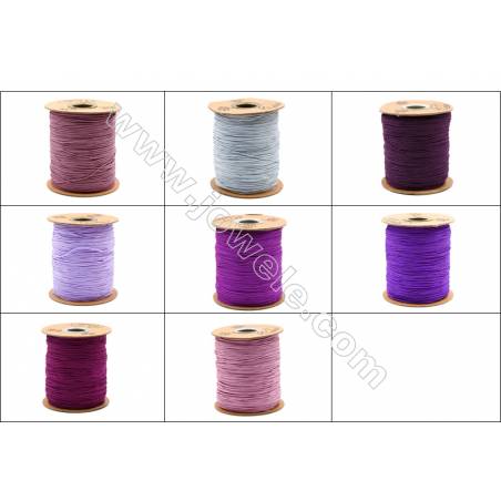 Нейлоновый шнур на катушке  плетеный  серия фиолетовая   толщина 1мм  длина 228м/рулон