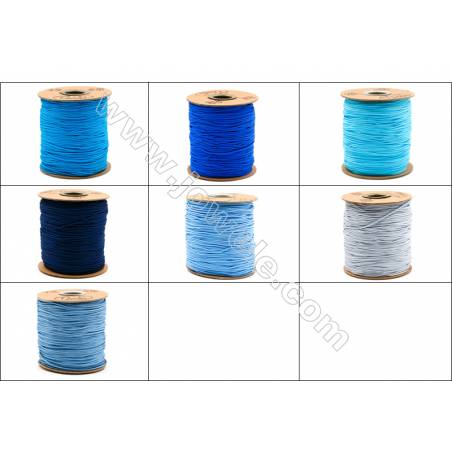 Нейлоновый шнур на катушке  плетеный  серия синяя В  толщина 1.5мм  длина 123м/рулон