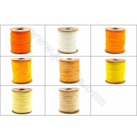 Braided Wire Nylon Threads  Yellow B Series  Wire Diameter 1.5mm 123 Meters / Coil