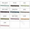 Multi -Color Plated Matte Shell Pearl Round Beads Strand 6mm Hole 0.8mm About 50 Beads/Strand 15~16"