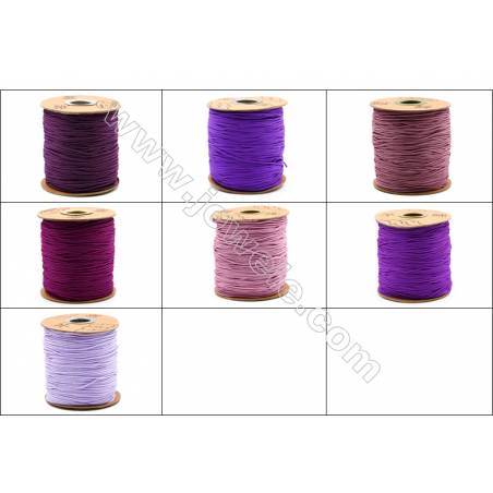 Нейлоновый шнур на катушке  плетеный  серия фиолетовая В  толщина 1.5мм  длина 123м/рулон