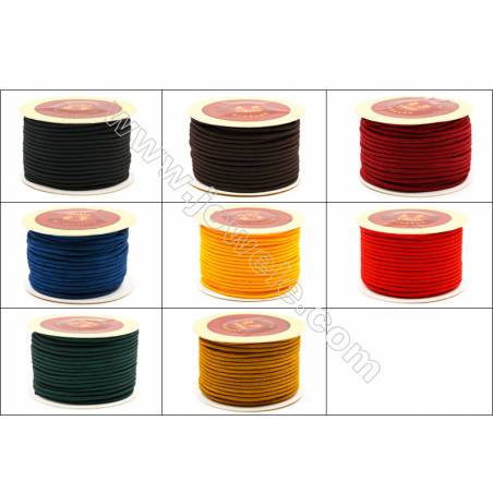 Round Multicolored Nylon Threads  Wire Diameter 3mm  27.5 Meters / Coil