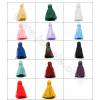 Nylon Tassel decorazione ciondolo multicolore Lunghezza 36mm 10pcs/pack