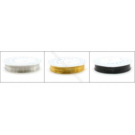 Multi-color Brass Wire Diameter 0.5mm  9Meters/Coil  10Coils/Pack