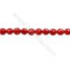 Multi-Color Dyed Coral Beads Strand Faceted Round Diameter 6mm Hole 1mm About 66 Beads/Strand 15~16"