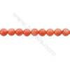 Multi-Color Dyed Coral Round Beads Strand Diameter 8mm Hole 1mm About 50 Beads/Strand 15~16"