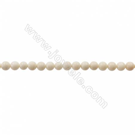 Multi-Color Dyed Coral Round Beads Strand Diameter 5mm Hole 0.7mm About 80 Beads/Strand 15~16"