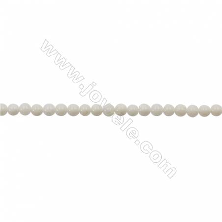 Multi-Color Dyed Coral Round Beads Strand Diameter 3mm Hole 0.7mm About 138 Beads/Strand 15~16"