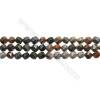 Polychrome Jasper Beads Strands, Star Cut Faceted, Size 6x6mm, Hole 1mm, 15~16"/strand