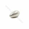Multi-color Eletroplating Shell Pearl Half-drilled Beads Teardrop Size 16x30mm Hole 0.8mm 6pcs/Pack