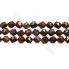 Mexican Crazy Lace Agate Beads Strand, Star Cut Faceted, Size 10x10mm, Hole 1mm, 15~16"/strand