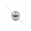 Perles nacrée galvanoplastie  multicolore  ronde  Taille 10mm de diamètre  trou 2.5mm  20pcs/paquet