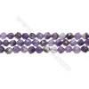 Dog-teeth Amethyst Beads Strands, Star Cut Faceted, Size 8x8mm, Hole 0.8mm, 15~16”/strand
