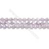Light Purple Jade Beads Strands, Star Cut Faceted, Size 8x8mm, Hole 1mm, 15~16”/strand