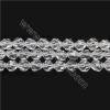白水晶串珠 星形 尺寸8x8毫米 孔徑0.8毫米 長度39-40厘米/條