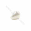 Grânulos de concha galvanoplastia com Pérola de meio-perfurado  colorido  (gota). Tamanho: 12x15 mm. Orificio 0.8 mm  10 pçs/pac