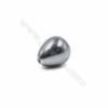 Perle colorate di conchiglia di Eletroplating, a goccia d'acqua, dimensioni 12x15 mm, foro 0,8 mm, 10 pezzi/confezione