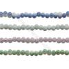 Perles en porcelaine sur fil ovale couleur mixte  Taille 7x9mm trou3.0mm Environ 42perles/fil