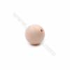 Eletroplating colorato Shell perla metà forato perline rotonde (Matte) diametro 10 mm foro 1 mm 30pcs/pack