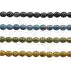 Multicolore Perles en porcelaine ovale sur fil  Taille 10x12mm trou2.5mm Environ 33perles/fil 15~16"