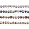 Multicolore Perles en porcelaine ronde sur fil  Taille 10mm de diamètre trou2.0mm Environ 40perles/fil 15~16"