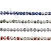Multicolore Perles en porcelaine ronde sur fil  Taille 8mm de diamètre trou2.0mm Environ 50perles/fil 15~16"