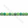 Natural Green Grass Agate Beads Strand, Round, Size 12mm, Hole 1mm, 15~16"/strand