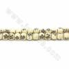 Handmade Carved Ox Bone Beads Strand Size 10mm Hole 2.5mm 40 Beads/Strand