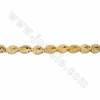 Handmade Carved Ox Bone Beads Strand, Double Fish, Yellow, Size 20x20mm, Hole 1.5mm, 16beads/strand