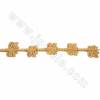 Handmade Carved Ox Bone Beads Strands, Dragonfly, Yellow, Size 35x45mm, Hole 1.5mm, 9 beads/strand