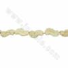 Handmade Carved Ox Bone Beads Strands, White, Double Fish, Size 5x45mm, Hole 1.5mm, 8 beads/strand