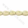 Handmade Carved Ox Bone Beads Strands, Double Fish, White, Size 17x17mm, Hole 1.5mm, 25 beads/strand