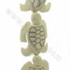 Handmade Carved Ox Bone Beads Strand Tortoise Size 46x63mm Hole 1mm 7 Beads/Strand