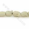 Handmade Skull Carved Ox Bone Beads Strand Size 10x11mm Hole 1~2mm 36 Beads/Strand
