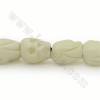 Multicolore Perles en os de boeuf tête de mort sur fil Taille 7x8mm trou1~2mm 50perles/fil