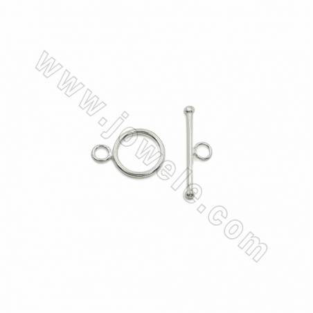 925 Sterling Silber Toggle-haken 13mm x 15 Stck