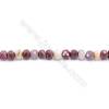 Natural Mookaite Beads Strand  Faceted Abacus  Size 4x6mm  hole 0.7mm  about 93 beads/strand 15~16‘’