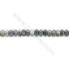 Natural Moss Agate Beads Strand Abacus  Size 5x8mm  hole 0.7mm   about 79 beads/strand 15~16"