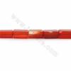 紅瑪瑙串珠 長方形 尺寸5x10毫米 孔徑1毫米 長度39-40厘米/條