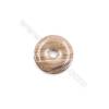 Natural  Silver Mist Jasper Pendant Accessory  Donut  diameter 30mm   hole 6mm x 1piece