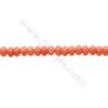 Various Colors Coral Abacus Beads Strands  Dyed  Size 3x5mm  Hole: 0.7mm  about 120 pcs/strand 15~16"