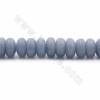 Natural Blue Angelite Abacus Beads Strand Size 5x10mm Hole 1mm 15~16"/Strand